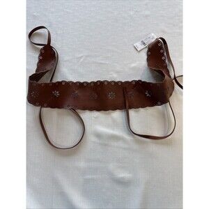 Women’s Boho Faux Leather Belt  L/Xl